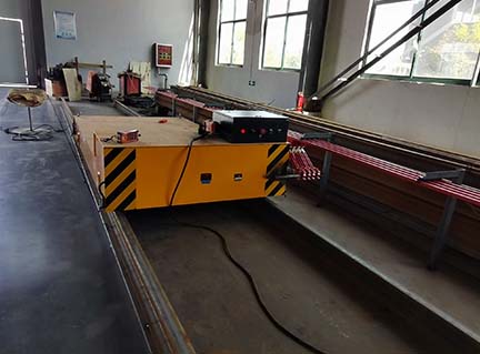 KPC Rail Transfer Cart Powered by Slide Wire